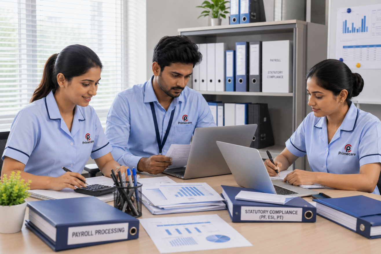 Payroll and Staffing Solutions in Chennai and Bengaluru — PrimeCare IFM