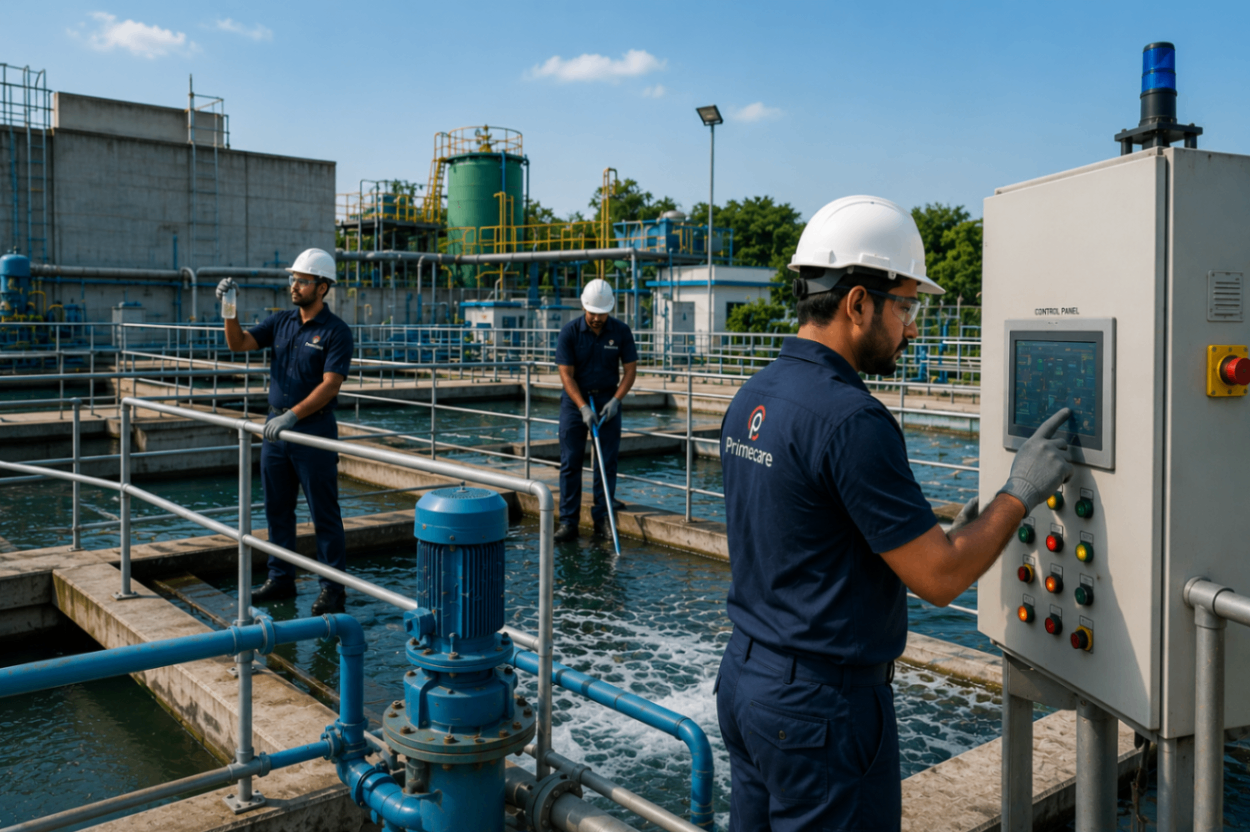 STP and WTP Operations Management Services in Chennai — PrimeCare IFM
